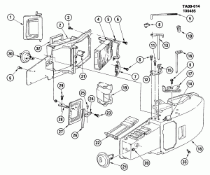 A/C & HEATER MODULE ASM