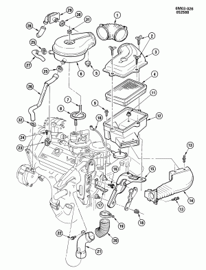 AIR INTAKE SYSTEM-V8(LR6/4.5-5)