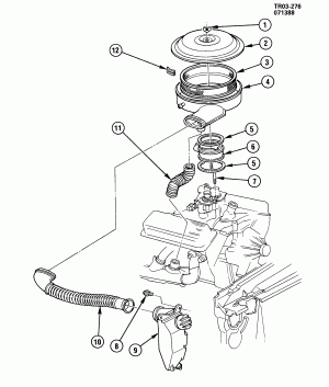 AIR INTAKE SYSTEM (L05/5.7K)(EXC K46)