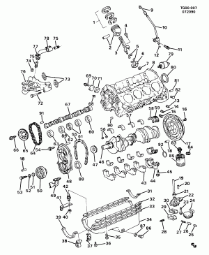 ENGINE ASM-7.4L V8 PART 1 (L19/7.4N)
