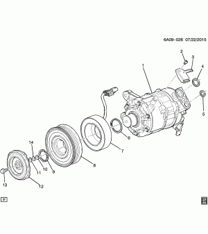 A/C COMPRESSOR ASM (LGX/3.6S)