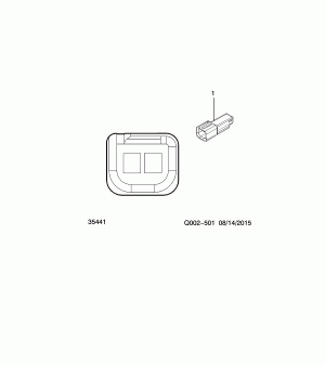 2-WAY MALE CONNECTOR