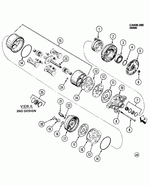 A/C COMPRESSOR ASM DA-6/HR-6
