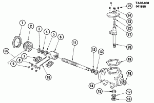 STEERING GEAR ASM/MANUAL