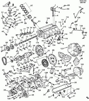 ENGINE ASM-6.2L V8 DIESEL PART 1 (LH6/6.2C,LL4/6.2J)