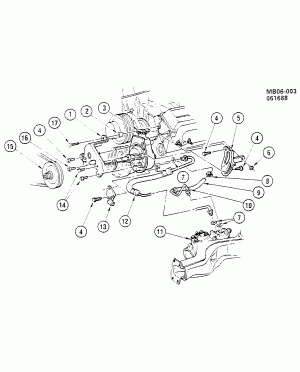 STEERING PUMP MOUNTING-5.0L V8 (LG4/305H)(EXC A.C. )