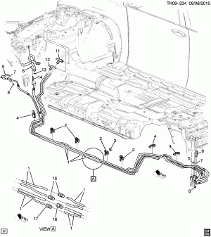 СИСТЕМА ХЛАДАГЕНТА КОНДИЦИОНЕРА ВОЗДУХА/ЗАДНЯЯ