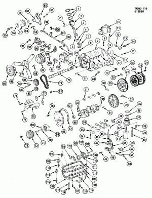 ENGINE ASM-4.3L V6 PART 1 (LB1/4.3N)