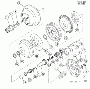 BRAKE BOOSTER/VACUUM (DUAL DIAPHRAGM)(MORAINE)