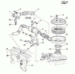 AIR INTAKE SYSTEM (LH6/6.2C,LL4/6.2J) DIESEL