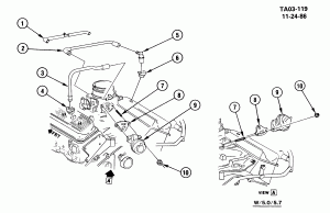 E.G.R. VALVE & VENT TUBES (LB4/4.3Z,L03/5.0H,L05/5.7K)