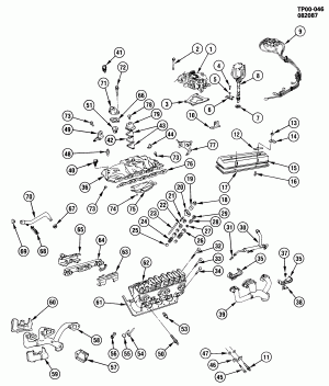 ENGINE ASM-5.7L V8 PART 2 (LT9/350M)