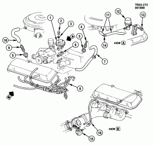 E.F.E. & E.G.R. VALVE & VENT TUBES (LE8/454W)