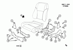 LOCK ASM/SEAT BACK RECLINER/FRONT(AR9)