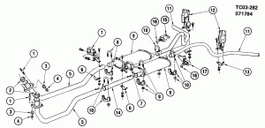 EXHAUST SYSTEM-V8 (LH6/6.2C,LL4/6.2J) DIESEL