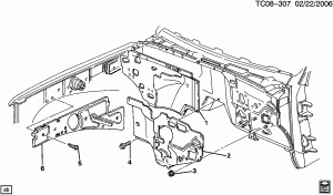 INSULATORS/ENGINE COMPARTMENT (L56/6.5S,L65/6.5F) DIESEL