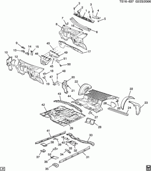 SHEET METAL/UNDERBODY AND COWEL