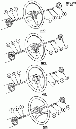 STEERING WHEEL & HORN PARTS