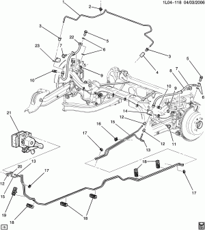 BRAKE LINES/REAR (JL9)