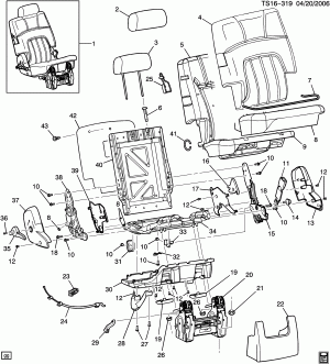REAR SEAT/FOLDING-35% SIDE(AM9)