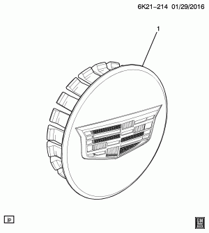 WHEEL CAPS (DEALER INSTALLED, WHEEL CAP VWD)