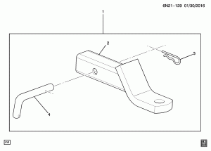 СЦЕПКА С ПРИЦЕПОМ/ПАКЕТ СЦЕПНОГО УСТРОЙСТВА (УСТАНОВЛЕН ДИЛЕРОМ, ТЯГОВЫЙ БРУС RVX)