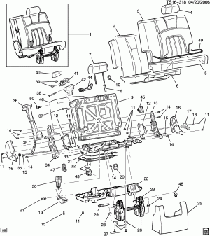 REAR SEAT/FOLDING-65% SIDE(AM9)