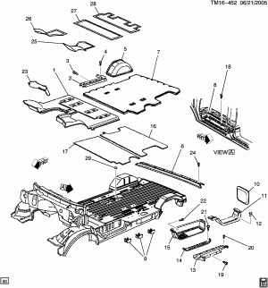 FLOOR COVERING & RELATED PARTS (SCUFF PLATES & RETAINERS)