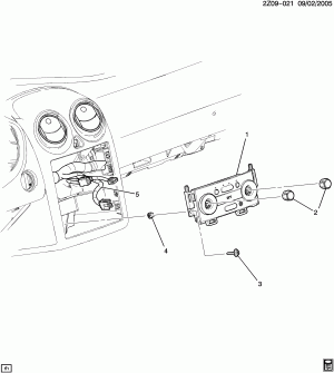 A/C & HEATER CONTROL ASM (C68)