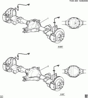 AXLE ASM/REAR-COMPLETE