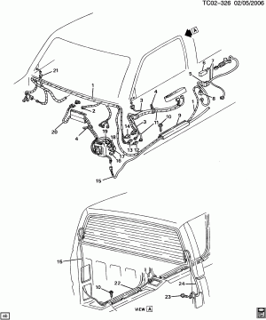 WIRING HARNESS/DOOR & WINDOW