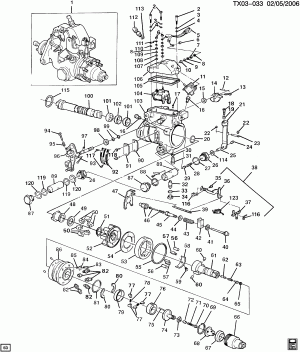 INJECTION PUMP/FUEL DIESEL-TYPICAL (STANADYNE)