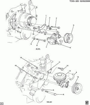 VACUUM PUMP MOUNTING (LH6/6.2C)