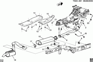 EXHAUST SYSTEM (LL8/4.2S)