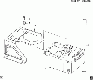 BRAKE CONTROL MODULATOR VALVE (BPMV)