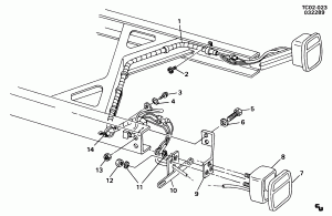 LAMPS/REAR (CHASSIS CAB)