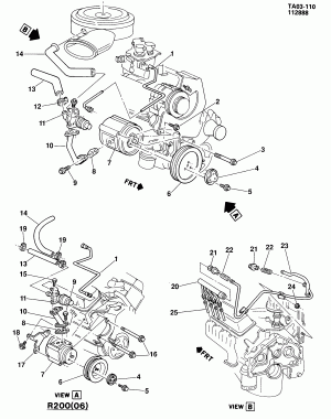 A.I.R. PUMP & RELATED PARTS (L19/7.4N)