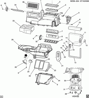 A/C & HEATER MODULE ASM