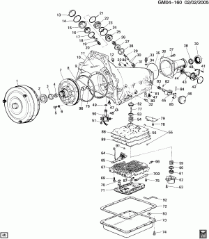 AUTOMATIC TRANSMISSION (MD8) THM700-R4 A.T. CASE & RELATED PARTS
