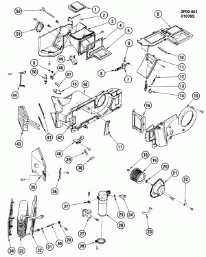 A/C & HEATER MODULE ASM