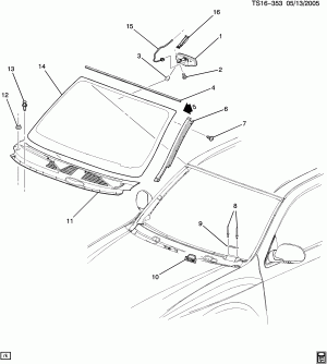 WINDSHIELD & RELATED PARTS