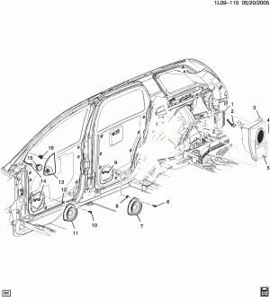 AUDIO SYSTEM/SPEAKERS & AMPLIFIER(U65)