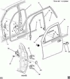DOOR HARDWARE/SIDE FRONT PART 1