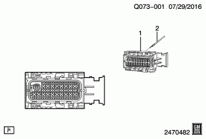 73-WAY FEMALE CONNECTOR