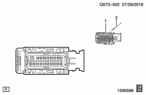 73-WAY FEMALE CONNECTOR (BLACK TPA)