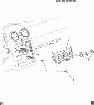 A/C & HEATER CONTROL ASM (C60,EXC (CTF))