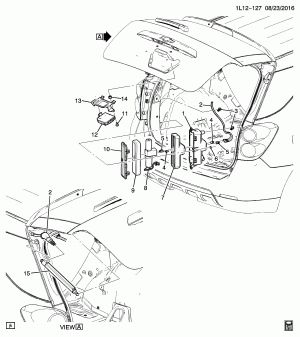LIFTGATE HARDWARE PART 3 ACTUATOR (POWER TB5)