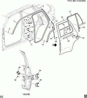 DOOR HARDWARE/SIDE REAR PART 1