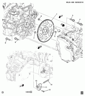 ENGINE TO TRANSMISSION MOUNTING (LAF/2.4W, AUTOMATIC MHC)