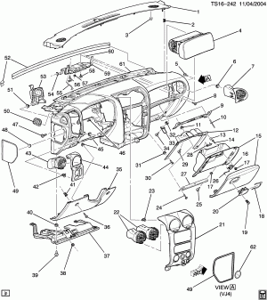 INSTRUMENT PANEL & RELATED PARTS PART 1 (G.M.C. Z88)